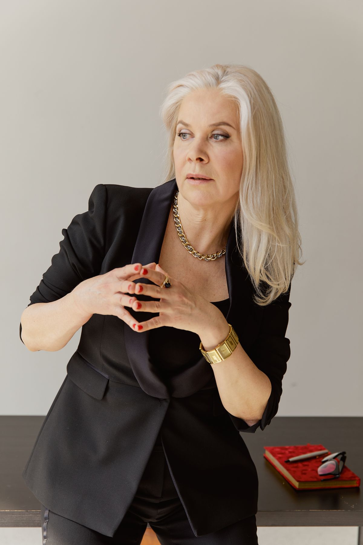 Confident senior executive woman personal branding portrait